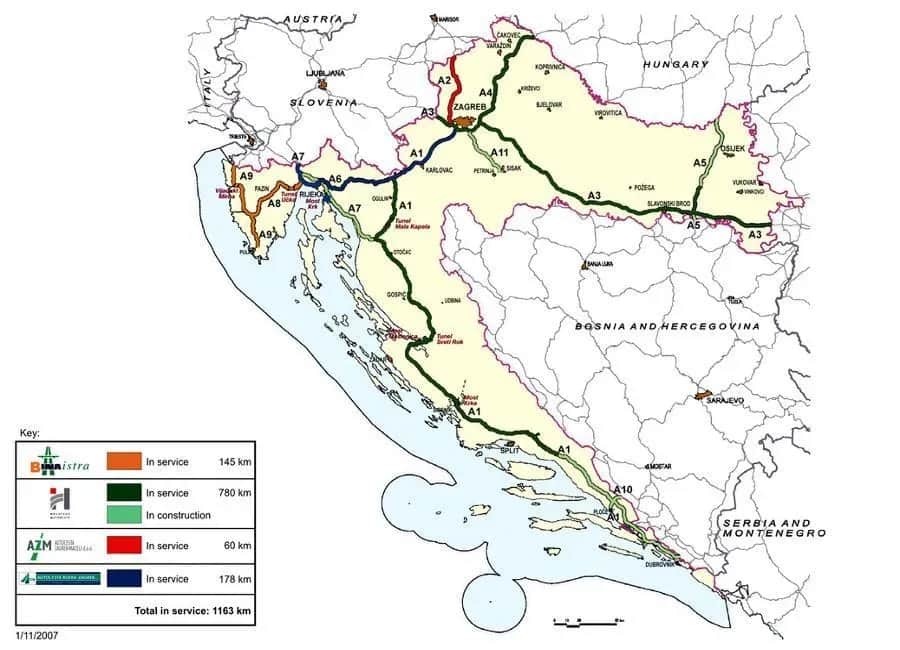 Jak płacić za autostrady w Chorwacji - uniknij problemów z opłatami